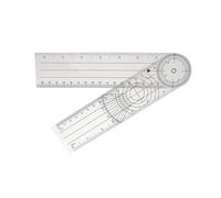 Ciieeo PVC Spinal Goniometer Protractor Ruler for Accurate Measurement and Easy to Carry, for Physical Therapy and Home Recovering from Surgery