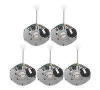 Ciieeo Quartz Watch Movement Repair Kit Energy Efficient 5pcs and with Metal Parts and Installation Guide, Easy Installation for Watch Restoration Projects