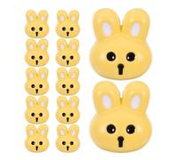 Ciieeo Rabbit Buttons 12Pcs Mini Rabbit Buttons for Clothes Cardigan Craft Decorations Easy to Sew