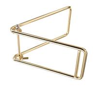 Ciieeo Raffle Ticket Organizer Ticket Dispenser Stainless Steel Golden Finish Firm and Stable Smooth Surface for Company Parties and Donations