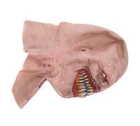 Ciieeo Realistic Halloween Scary Evil Face Mask for Adults, Latex Material with Movable Mouth and Comfortable Fit, for Stage Performances and Halloween Parties