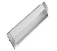 Ciieeo Recessed Concealed Sliding Door Pull Handle Aluminum Alloy Flush Mount Closet Door Knob with 128mm Hole Spacing Embedded Hidden Handle for Wooden Wardrobe