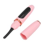 Ciieeo Rechargeable Electric Lash Curler Heated with USB Charging, Portable Abs Heated Eyelash Curler with Clamp, Fits Lash Types, for Travel and Asian Eyes
