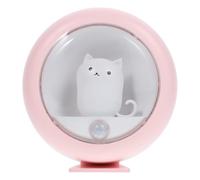 Ciieeo Rechargeable Motion Sensor Nightlight for Indoor Use with 600mah Battery, Pink Abs Material, Space-Saving Design, Gentle Light for Rooms, Closets, Or Anywhere You Need A Little