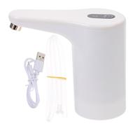 Ciieeo Rechargeable Water Bottle Pump with USB Charging Universal Size Bucket Compatibility Stylish Compact Body Design Detachable Silicone Hose Even Water Outlet at Home or Office