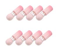 Ciieeo Refillable Lip Gloss Tubes 8pcs 4.5ml Stylish Gradient Pink Acrylic Plastic Containers with Wand Applicator Lipstick Storage for Daily Use and Travel-Friendly