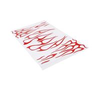 Ciieeo Reflective Flame Stickers Decals for Motorcycles Racing Car Stripe Decal with Self Adhesive Backing Fit for Fuel Tank Red Motorcycle Side Sticker for Custom Styling