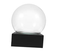 Ciieeo Reinforced Thick Glass Snow Globe Kit with Resin Base DIY Clear Water Globe for Crafts Wedding Favors Holiday Decorations Candy Jar Alternative Easy Assembly