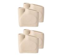 Ciieeo Relief Forefoot Pads for Women, Ultra-Soft Insoles with Front Threaded Design, Skin Color L Size, 2 Pairs Ball-of-Foot Cushions for High Heels and Daily Wear