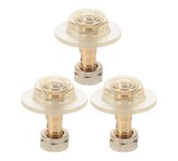 Ciieeo Replacement Valve Core with Tight Seal and Quick Inflation Support 3pcs Iron Copper Material Corrosion Resistant for Inflatable Life Vest Valves Compatible with Kayaking