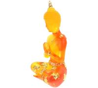 Ciieeo Resin Sitting Buddha Statue Stylish Elegant Zen Decor Oriental Feng Shui Ornament for Moving and Collection