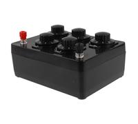 Ciieeo Resistance Box Electrical Resistor Kit Assortment Resistor Adjustable Ohm Resistors Plastic Black