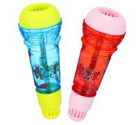 Ciieeo Retro Style Echo Microphone Toys 2 Pieces Boys and Girls Mimic Microphone Music Party Supplies for Boys and Girls