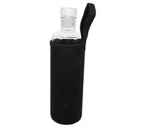 Ciieeo Reusable Glass Beverage Bottle with Leakproof Lid Wear Resistant Wine and Juice Container for Daily Home Use Camping Parties and Classroom Storage