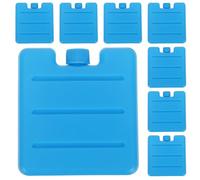 Ciieeo Reusable Ice Packs Portable Plastic Ice Crystal Boxes 8pcs for Coolers and Fans, 100ml with Longterm Performance, for Hot Summer Days and Fishing for Hot Summer Days and Fishing