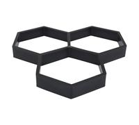 Ciieeo Reusable Portable Plastic Path Paving Mould DIY Tool for Sidewalks and Garden Cement Floor Tile Mold Artistic Sense Design for Outdoor Landscaping