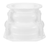 Ciieeo Roman Column Base Mold for Concrete Pillars with Smooth Finish, Sturdy Pp Material, Versatile Application for DIY Projects and Villas, European Style Elegant Design Decorative