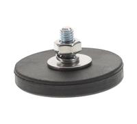 Ciieeo Rubber Coated Mounting Base Round Magnetic Holder for Home and Car Use Suitable for Tool and License Plate Mounting Ceiling or Drawer Installation