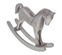 Ciieeo Rustic Wooden Rocking Horse Figurine Motivational Desk Ornament for Office Bookshelf Decor Vintage Animal Sculpture Symbolizing Success and Determination Home Decoration
