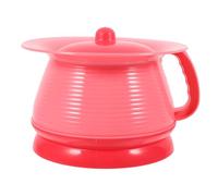Ciieeo ’s Portable Chamber Pot with Handle and Lid, Pink Commode Bucket for, Urinal Potty Suitable for Travel and Bedside Use