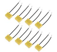 Ciieeo Safety Capacitor and Plastic Casing with Wire Easy Installation 8pcs 275v 0.33 Microfarad for Electrical Device Compliance Testing Industrial Electrical Equipment Safety
