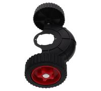 Ciieeo Saker Lawn Mower Wheel Replacement with Rubber Casters and Plastic Material Designed for Garden Mower Offering Large Load Capacity and Wheel