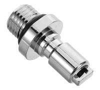 Ciieeo Scuba Connector Adapter High Precision Diving Nipple Air Hose Coupler Quick Release Copper Thread Gauge 8/3 for Professional Scuba Diving Equipment Silver