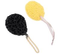 Ciieeo Seaweed Sponge Bath Ball 2pcs for Body Cleaning, Soft Honeycomb Texture, Gentle Exfoliating Sponge for Newborns and Home Bathing Supplies