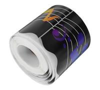 Ciieeo Self-Adhesive Music Note Decals Border Trim 7.5CM x 21M Roll, Removable Chalkboard Bulletin Board Sticker for Classroom and Party Music Theme Decoration