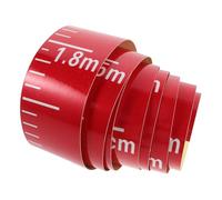 Ciieeo Self-Adhesive Waterproof Reflective Water Level Measuring Tape for Plastic Containers and Rainwater Collection Barrels, PVC Material, Red Colour, for Nighttime Inspections and Fuel