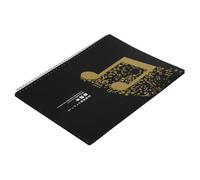 Ciieeo Sheet Music Folder Organizer Music File Folder A4 Size Plastic Stylish Simple Black for School on Stage Use with Reduced Page-Turning and Non-Reflective Surface