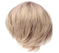 Ciieeo Short Curly Hair Wig for Women with Brown Fiber Material, Ventilative and Skin-friendly, Natural Looking Fashion Style, Suitable for Daily and Fancy Dress Use