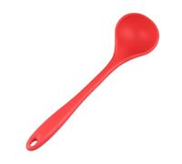 Ciieeo Silicone Ladle Kitchen Tool Food Grade Cooking Soup Ladle Small for Sauces Stews and Everyday Home Use with Hanging Hole 11.02 in