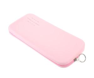 Ciieeo Silicone Makeup Brush Case Multi-Functional Brush Holder Pink Chic Stylish Easy to Open Or Close Good Storage Effect Festival Use