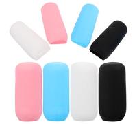 Ciieeo Silicone Travel Bottle Covers Elastic Sleeves for Travel Lotion Bottles 8 Pcs Leak-proof and Sturdy Protective