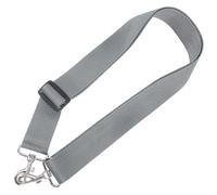 Ciieeo Silver Grey 3.6cm Wide Marching Snare Drum Sling Strap Metal Tiger Head Hook Adjustable Drum Belt for Marching Band Instrument Accessory