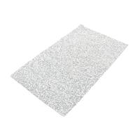 Ciieeo Silver Resin Full Rhinestone Nail Art Table Mat with Eco-friendly Adhesive Backing Shiny Diamond Nail Pad for Manicure Practice and DIY