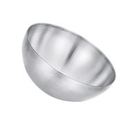 Ciieeo Single Layer Stainless Steel Salad Bowl Silver Square Korean Style Rice Bowl Easy Clean