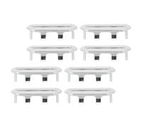 Ciieeo Sink for Overflow Material Holes Abs Surface Smooth 8pcs Oval Cap Cover Ceramic Supports Quick Renovations and Easy Installation Bathroom