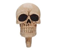 Ciieeo Skull Wall Hook 3D Resin Skull Coat Hook for Hanging Keys Scarfs Purses Creative Wall Mounted Key Holder for Entryway Bedroom Office