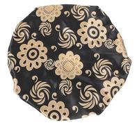 Ciieeo Sleeping Cap Hair Bonnet Satin Elastic Band for Women Shower and Beauty Care