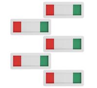 Ciieeo Slide Door Indicator Acrylic 3.94X1.57 Inch Waterproof Privacy Sign with Easy Visible Red Green Slider for Business Office and Bathroom