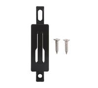 Ciieeo Sliding Door Lock Keeper Double Hole Metal Lock Strike Plate for Window and Screen Doors for Apartment Balcony and Office