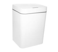 Ciieeo Smart Sensor Trash Bin Rechargeable No Touch Kitchen Garbage Can with Airtight Design for Home Modern White Automatic Waste Container