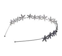 Ciieeo Snowflake Headband Rhinestone Hairband for Wedding, Zinc Alloy and Rhinestone, Secure Fit, Elegant Bridal Hairband for Women, Holiday Head Hoop