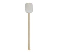 Ciieeo Soft Drum Mallets with Maple Wood Handle and Cashmere Head, Comfortable Grip and Good Sense of Gravity for Concerts and Everyday Practice, White Bass Drumsticks for Students
