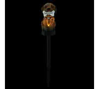 Ciieeo Solar Garden Lamp Dog Shape with Welcome Sign, Resin and Pp Material, Easy Installation No Wire Required, for Hanging Decoration and Garden Outdoor Solar Light