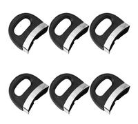 Ciieeo Soup Pot Side Handle Replacement for Kitchen Cookware Accessories Compatible with Induction 6pcs Black Bakelite and Stainless Steel Comfortable Grip and Easy Installation