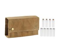 Ciieeo Spice Bottle Bag Condiment Organizer Seasoning Dispenser Portable Spice Box Sturdy Canvas Material