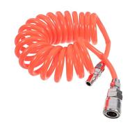 Ciieeo Spring Hose Compressor Spiral High Pressure Hose Compressor Hose Air Tools for Compressor Flexible Duct Tubing Air Compressor Coil Hoses Springs Pu Red